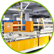 軍興溢美玩具包裝紙罐定制工藝流程-卷管、濕切